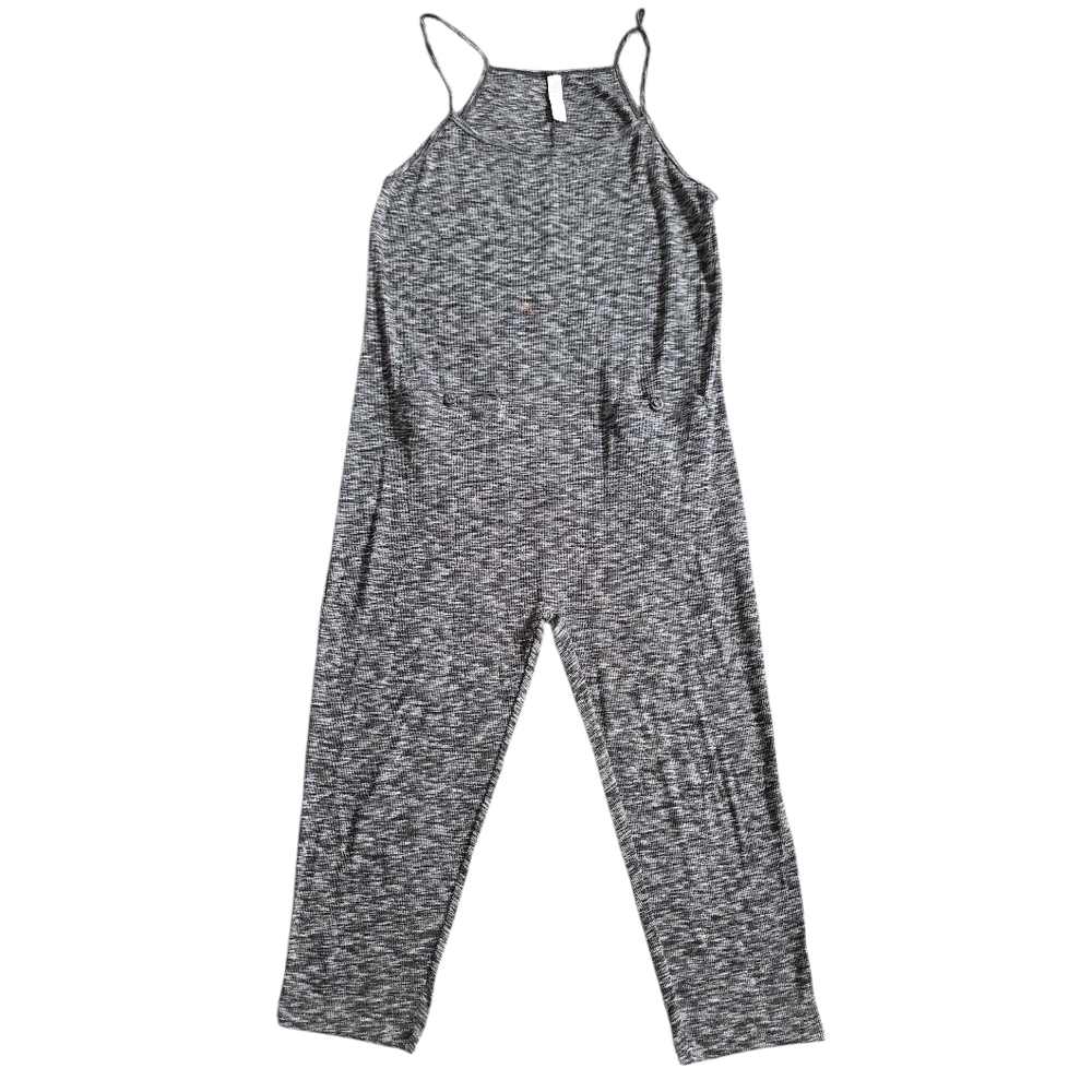 Victoria's Secret Heathered Gray Romper Jumpsuit PJ's Size M